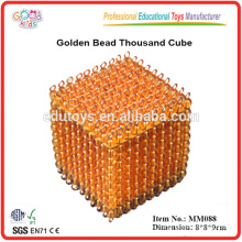 Montessori материальные игрушки Golden Bead Thousand Cube
